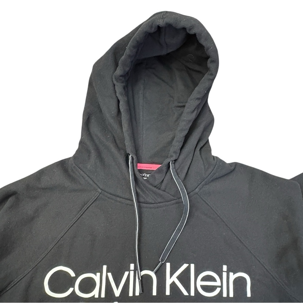 Calvin Klein Performance Hoodie Sweatshirt Black Small - Picture 4 of 8